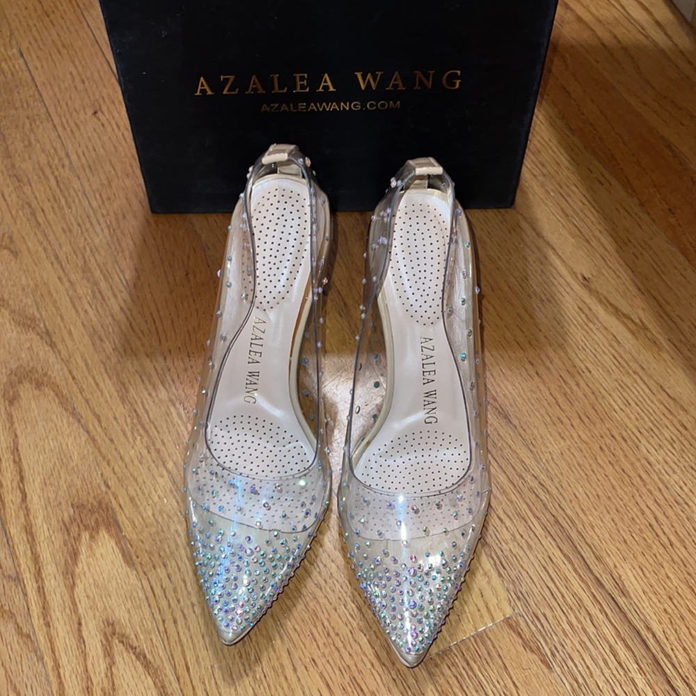Azalea Wang Rhinestone Heels